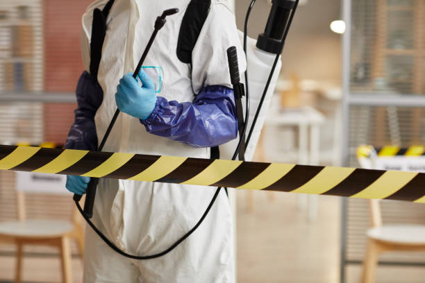 Professional Biohazard Cleanup technician working in Georgetown, PA
